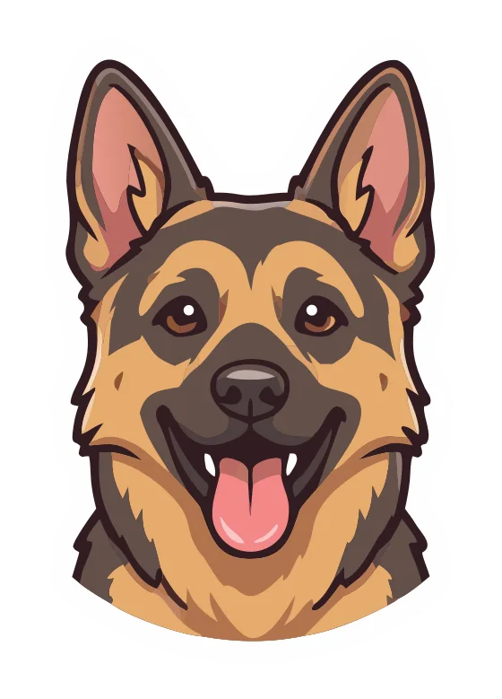 German Shepherd, black & tan